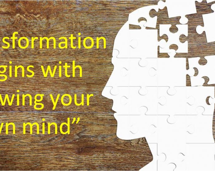 transformation begins with knowing your own mind the edtalk news and articles